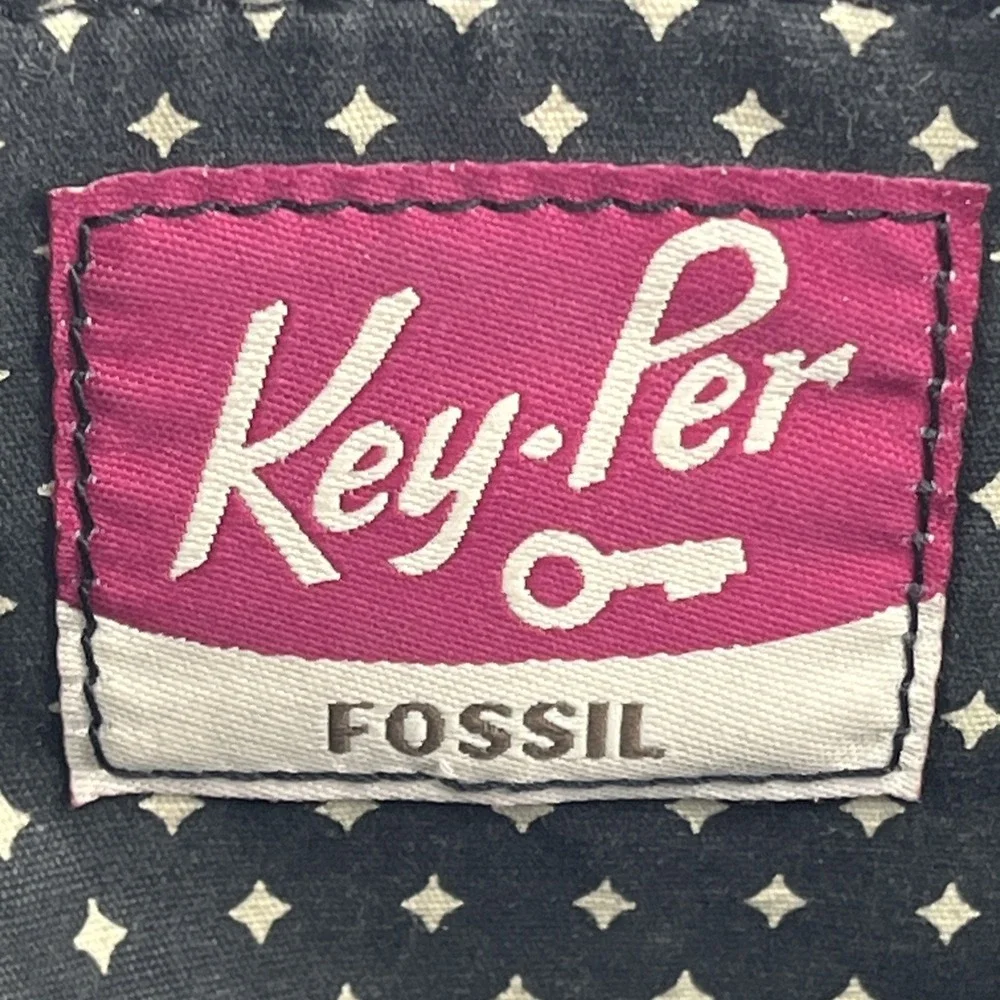 Fossil Key Per Large Tote Coat Satchel Shoulder Bag Kaleidoscope Medallion Multi